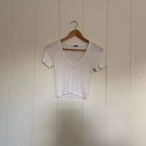 Brandy Melville, white cropped top.